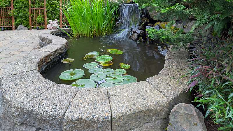 water feature construction